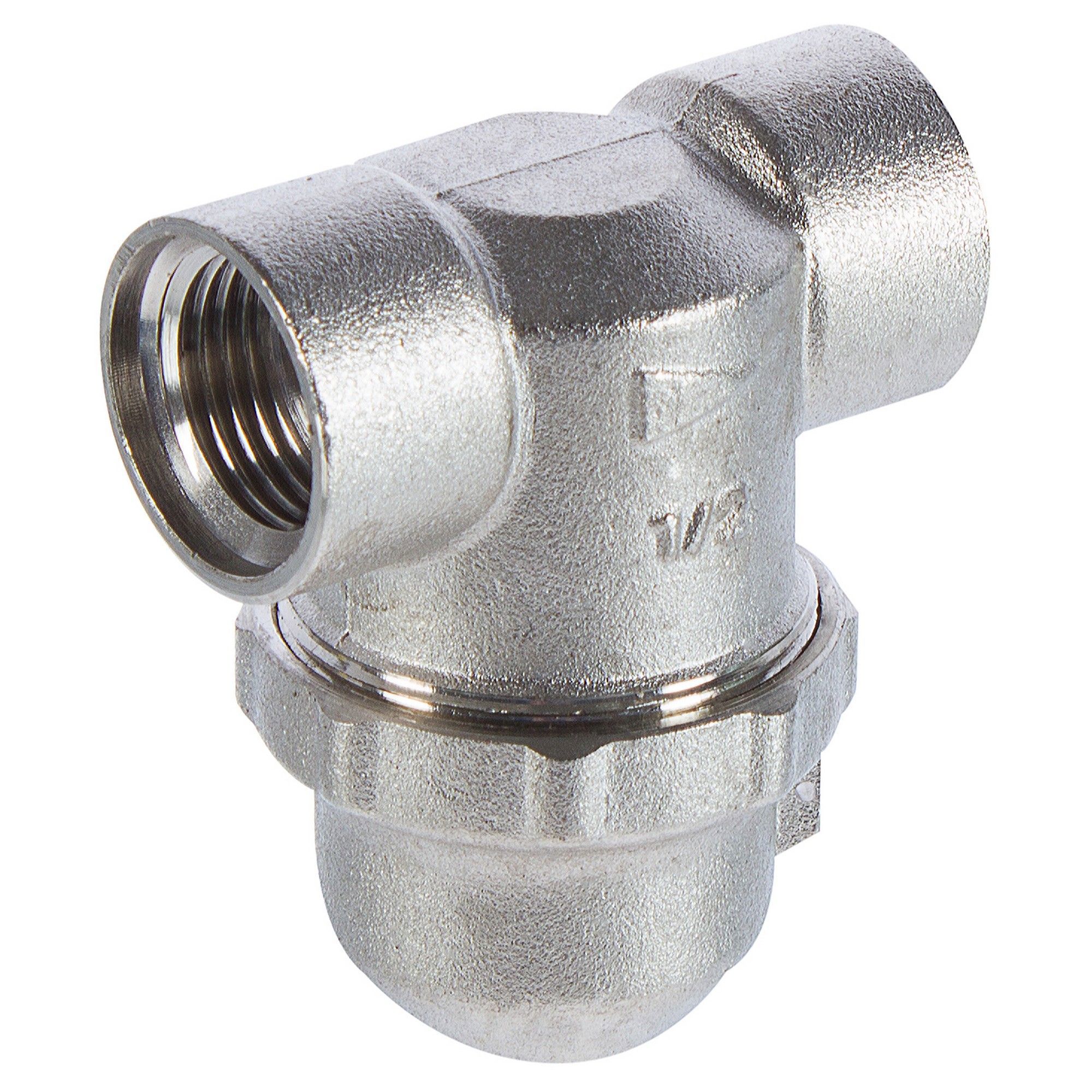 Фильтр Т-образный 1/2", ВР-ВР, сетчатый 300 мкр, Kromwell