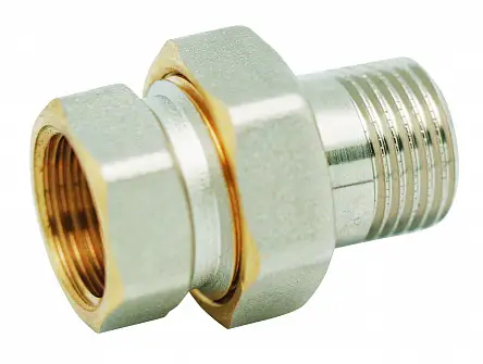 Сгон прямой с накидной гайкой 3/4", ВР-НР Kromwell